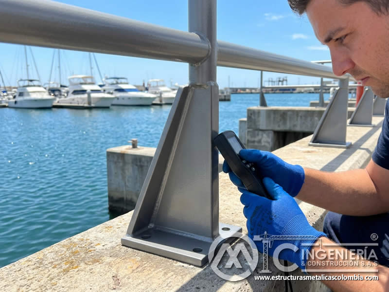 Resistencia a rayos UV en pintura en polvo para aplicaciones marinas con estabilidad de color y protección exterior en Bogotá, Colombia. Montajes, Ingeniería y Construcción. MIC SAS.
