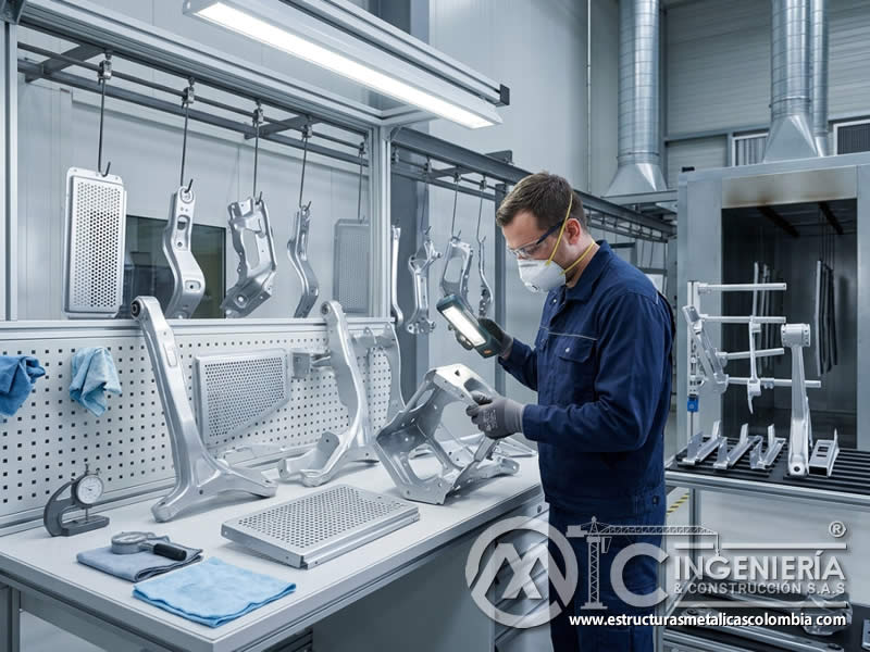Diferencias de resistencia en pintura en polvo sobre metal frente a plstico en automóviles en Bogotá, Colombia. Montajes, Ingeniería y Construcción. MIC SAS.
