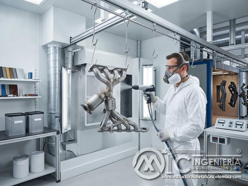Impacto de las Vibraciones y la Exposición a Elementos Externos en la Durabilidad de la Pintura en Polvo Electrostática en Altas Temperaturas con pintura en polvo electrostática aplicada sobre piezas metálicas en Bogotá, Colombia. Montajes, Ingeniería y Construcción. MIC SAS.