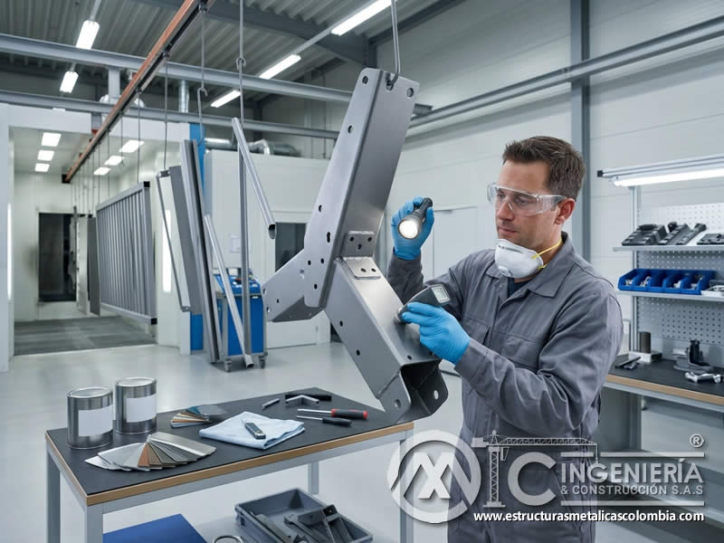 Consideraciones de Diseño al Especificar Pintura en Polvo para Equipos y Componentes de la Industria Química con pintura en polvo electrostática aplicada sobre piezas metálicas en Bogotá, Colombia. Montajes, Ingeniería y Construcción. MIC SAS.