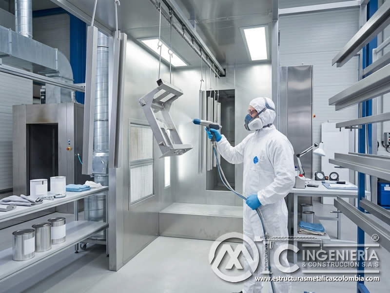 Impacto de las Variaciones de Temperatura en la Resistencia Química de la Pintura en Polvo Electrostática en la Industria Química con pintura en polvo electrostática aplicada sobre piezas metálicas en Bogotá, Colombia. Montajes, Ingeniería y Construcción. MIC SAS.
