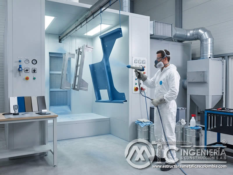 Papel de los Aditivos y Formulaciones Especiales en la Mejora de la Resistencia Química de la Pintura en Polvo con pintura en polvo electrostática aplicada sobre piezas metálicas en Bogotá, Colombia. Montajes, Ingeniería y Construcción. MIC SAS.