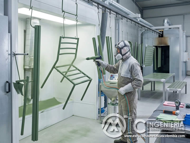 Efecto de variación de temperatura estacional al elegir pintura en polvo para muebles de exterior en Bogotá, Colombia. Montajes, Ingeniería y Construcción. MIC SAS.