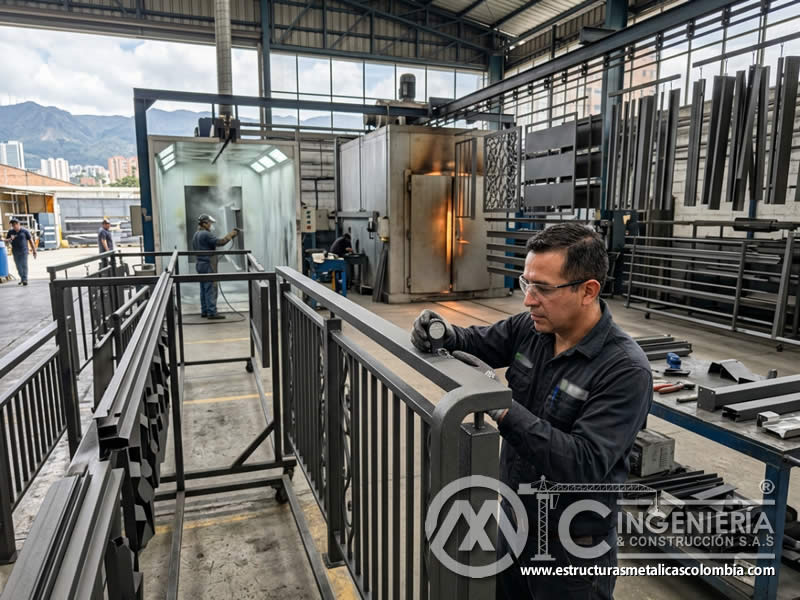 Protección anticorrosiva en elementos metálicos arquitectónicos Bogotá en Bogotá, Colombia. Montajes, Ingeniería y Construcción. MIC SAS. Protección anticorrosiva en elementos metálicos arquitectónicos Bogotá en Bogotá, Colombia. Montajes, Ingeniería y Construcción. MIC SAS.
