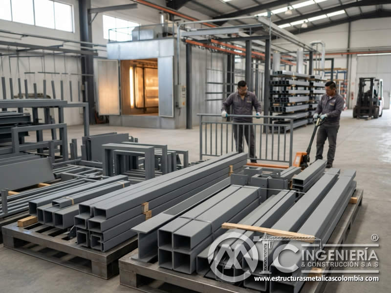 Protección de larga duración para acero en proyectos de construcción metálico en Bogotá, Colombia. Montajes, Ingeniería y Construcción. MIC SAS. Protección de larga duración para acero en proyectos de construcción metálico en Bogotá, Colombia. Montajes, Ingeniería y Construcción. MIC SAS.