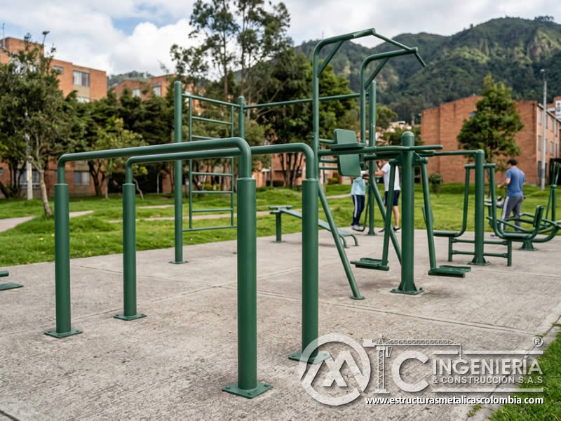 Protección anticorrosiva en equipos deportivos expuestos a intemperie en Bogotá, Colombia. Montajes, Ingeniería y Construcción. MIC SAS. Protección anticorrosiva en equipos deportivos expuestos a intemperie en Bogotá, Colombia. Montajes, Ingeniería y Construcción. MIC SAS.