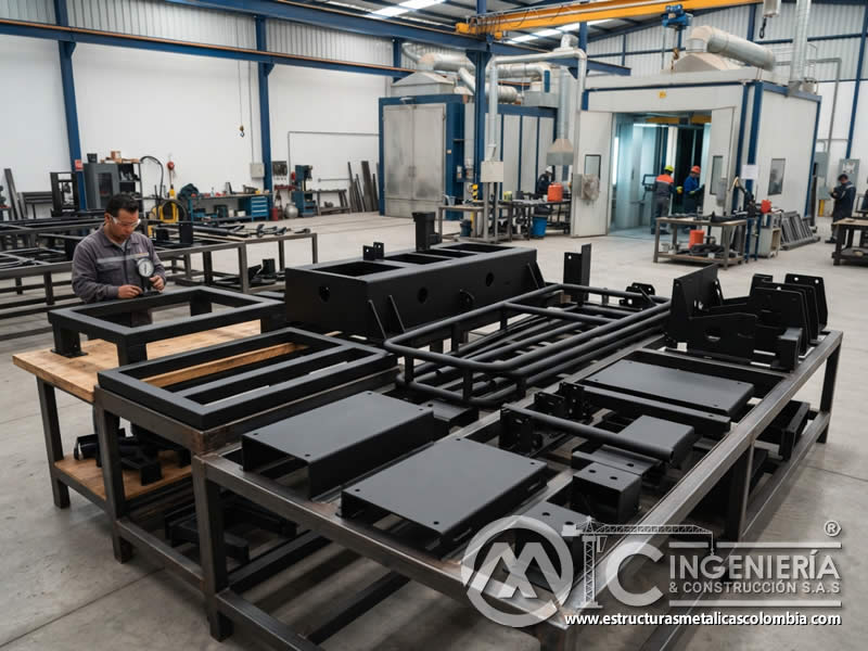 Acabados resistentes para estructuras y componentes de maquinaria metálico en Bogotá, Colombia. Montajes, Ingeniería y Construcción. MIC SAS. Acabados resistentes para estructuras y componentes de maquinaria metálico en Bogotá, Colombia. Montajes, Ingeniería y Construcción. MIC SAS.