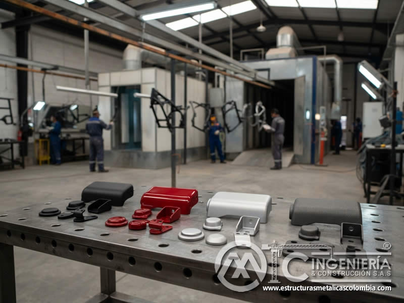 Acabados mate brillantes y texturizados para piezas automotrices en Bogot?, Colombia. Montajes, Ingenier?a y Construcci?n. MIC SAS.