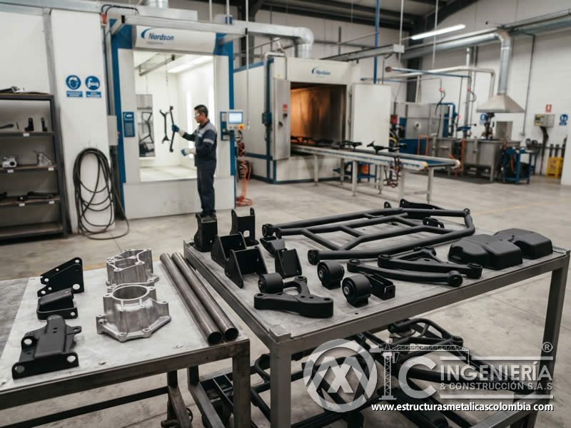 Proteccion anticorrosiva en piezas automotrices de acero y aluminio en Bogot?, Colombia. Montajes, Ingenier?a y Construcci?n. MIC SAS.