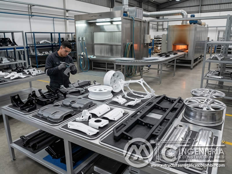 Soluciones de color y proteccion para industria automotriz en Bogot?, Colombia. Montajes, Ingenier?a y Construcci?n. MIC SAS.