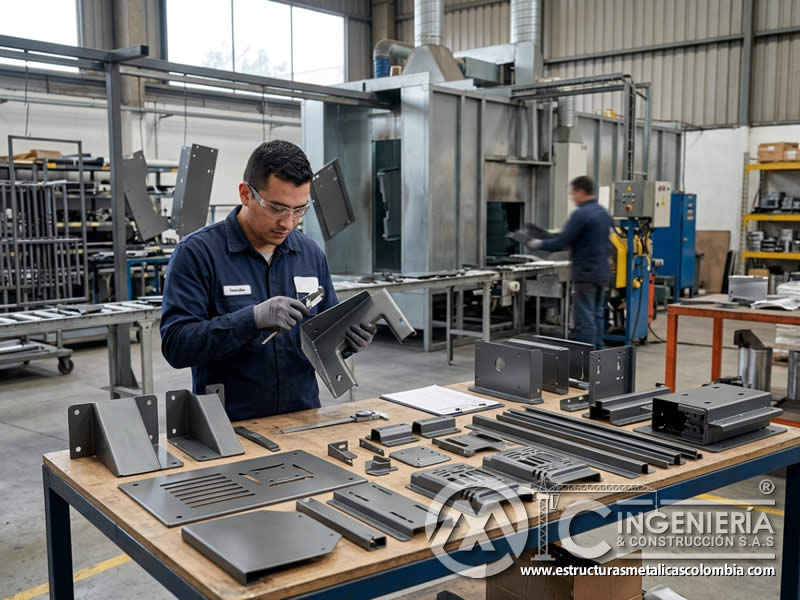Servicio de pintura en polvo para la industria del metálico Bogotá, Colombia en Bogotá, Colombia. Montajes, Ingeniería y Construcción. MIC SAS.