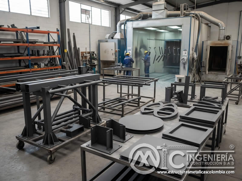 Soluciones de acabado para marcas comerciales en soporte metalico Bogotá en Bogotá, Colombia. Montajes, Ingeniería y Construcción. MIC SAS.