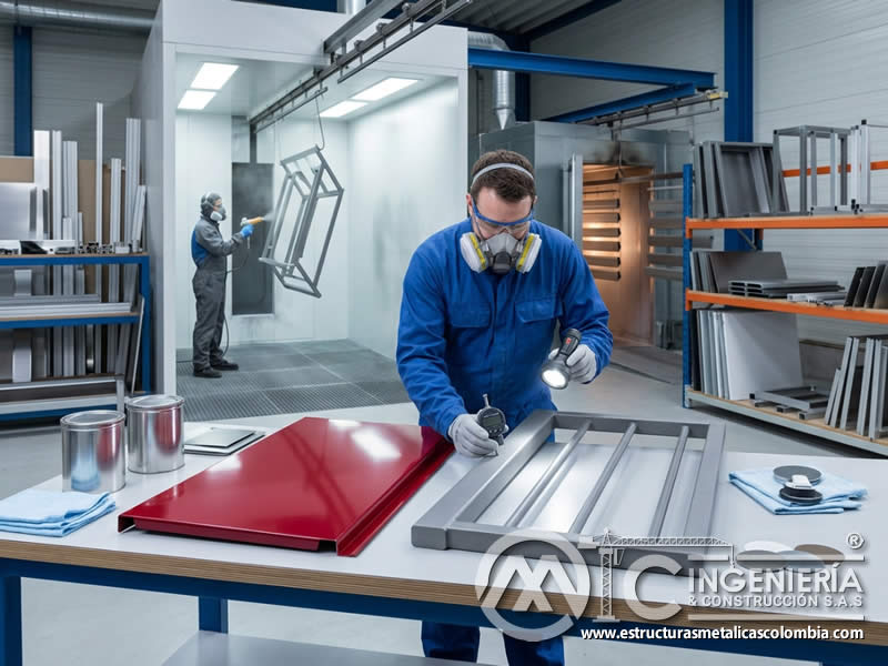 Importancia del espesor del recubrimiento en elección de pintura en polvo para interiores y exteriores en Bogotá, Colombia. Montajes, Ingeniería y Construcción. MIC SAS.