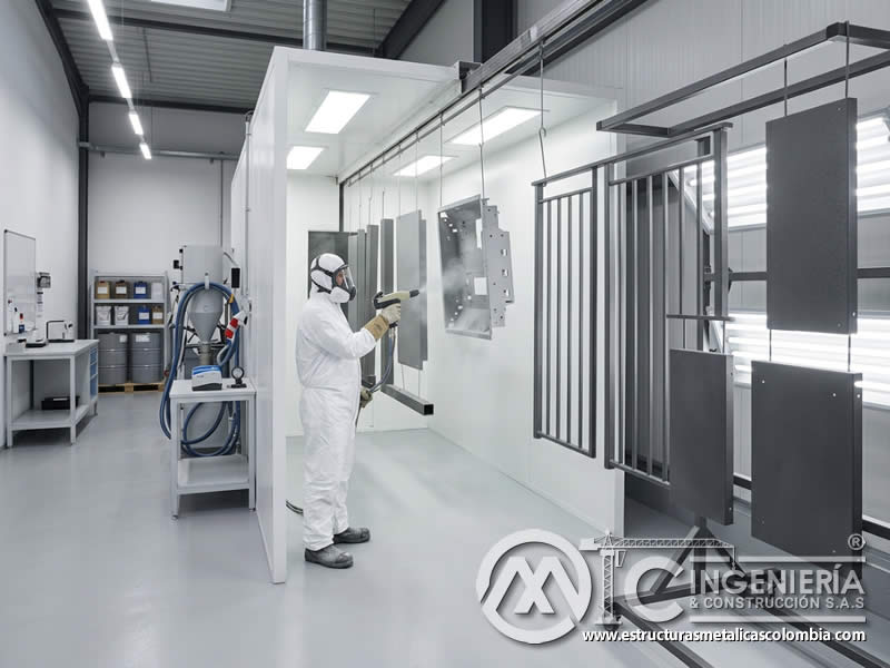 Efecto de luz artificial y calor en durabilidad de pintura en polvo en interiores sobre superficies metálicas en Bogotá, Colombia. Montajes, Ingeniería y Construcción. MIC SAS.