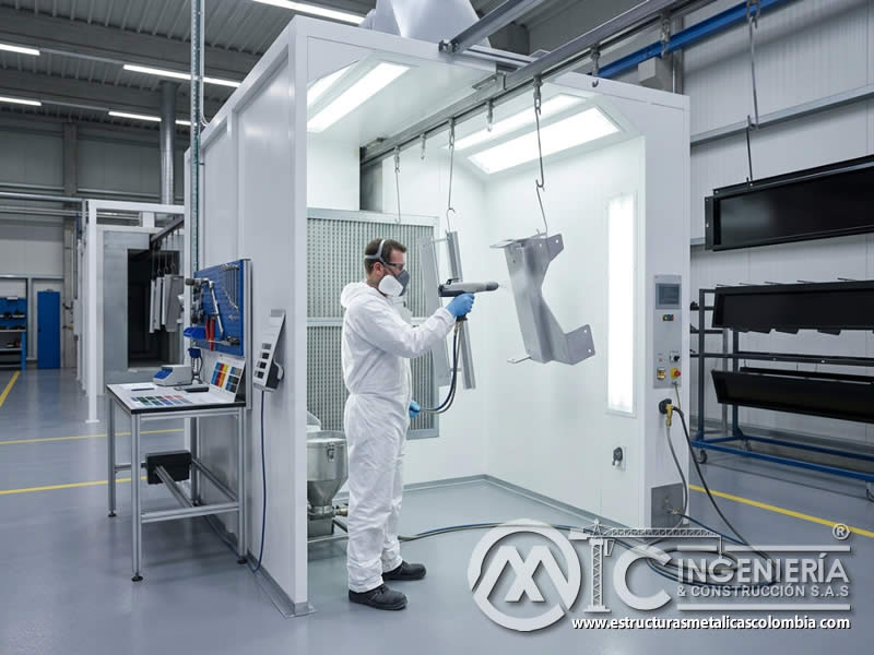Pintura en polvo para contacto con alimentos entre epoxi y poliéster con factores clave de elección técnica en Bogotá, Colombia. Montajes, Ingeniería y Construcción. MIC SAS.