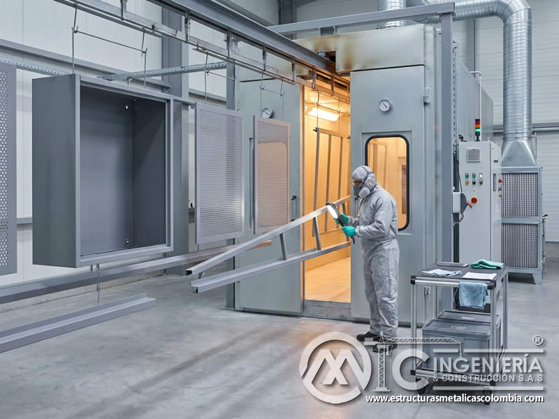 Durabilidad en exteriores de pintura en polvo epoxi y poliéster mediante comparación de desempeño sobre superficies metálicas en Bogotá, Colombia. Montajes, Ingeniería y Construcción. MIC SAS.