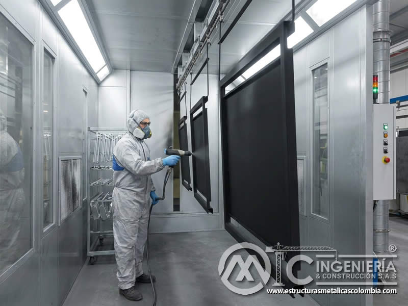 Resistencia al rayado en pintura en polvo epoxi y poliéster con análisis técnico sobre superficies metálicas de alto contacto en Bogotá, Colombia. Montajes, Ingeniería y Construcción. MIC SAS.