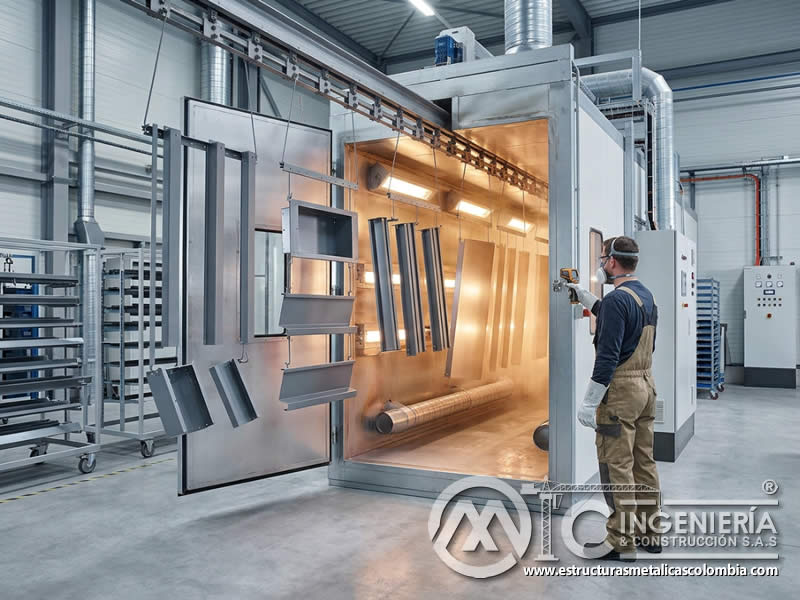 Ventajas de galvanizado sobre pintura en polvo en resistencia a altas temperaturas para piezas metálicas en Bogotá, Colombia. Montajes, Ingeniería y Construcción. MIC SAS.