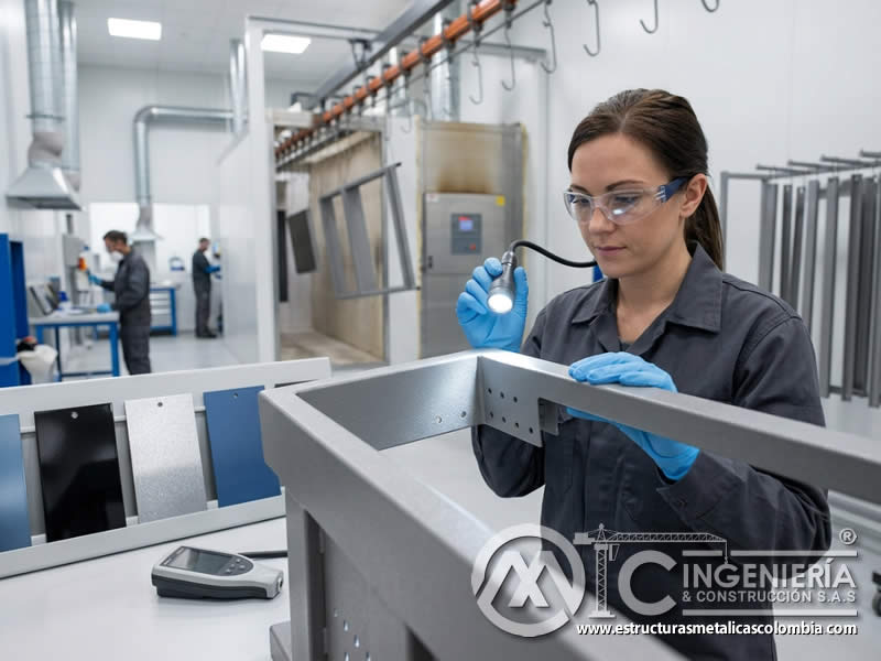 Efectos de galvanizado y pintura en polvo electrostática en conductividad eléctrica de componentes metálicos en Bogotá, Colombia. Montajes, Ingeniería y Construcción. MIC SAS.