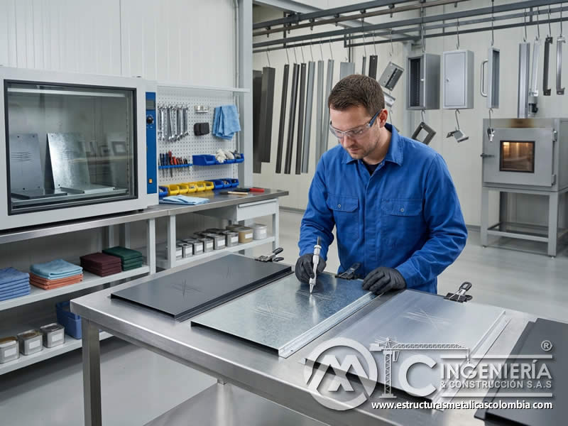 Comparación de costos iniciales de aplicación entre pintura en polvo electrostática y galvanizado en Bogotá, Colombia. Montajes, Ingeniería y Construcción. MIC SAS.