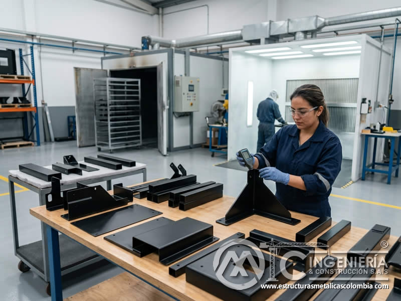 Mayor vida útil de piezas metálicas con pintura electrostática en Bogotá, Colombia. Montajes, Ingeniería y Construcción. MIC SAS. Mayor vida útil de piezas metálicas con pintura electrostática en Bogotá, Colombia. Montajes, Ingeniería y Construcción. MIC SAS.