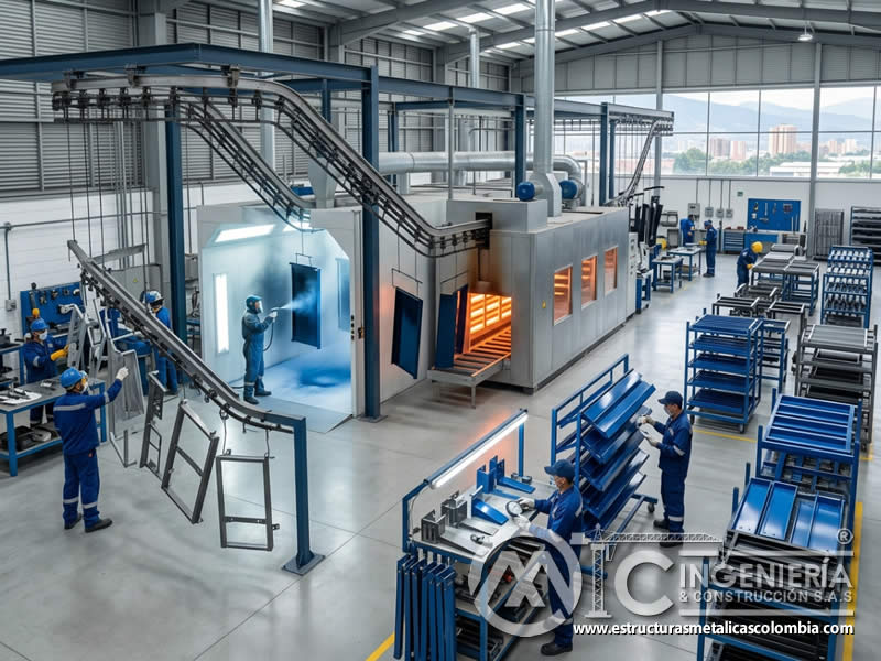 Servicio de pintura en polvo orientado a inversión calidad y ahorro futuro en Bogotá, Colombia. Montajes, Ingeniería y Construcción. MIC SAS. Servicio de pintura en polvo orientado a inversión calidad y ahorro futuro en Bogotá, Colombia. Montajes, Ingeniería y Construcción. MIC SAS.