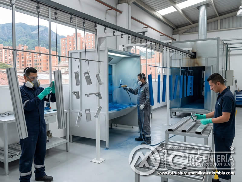 Costos de mano de obra preparación y acabado en pintura electrostática en Bogotá, Colombia. Montajes, Ingeniería y Construcción. MIC SAS. Costos de mano de obra preparación y acabado en pintura electrostática en Bogotá, Colombia. Montajes, Ingeniería y Construcción. MIC SAS.