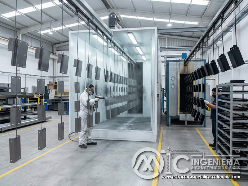 Optimizacion de procesos de pintura en polvo para producción seriada en Bogotá, Colombia. Montajes, Ingeniería y Construcción. MIC SAS. Optimizacion de procesos de pintura en polvo para producción seriada en Bogotá, Colombia. Montajes, Ingeniería y Construcción. MIC SAS.