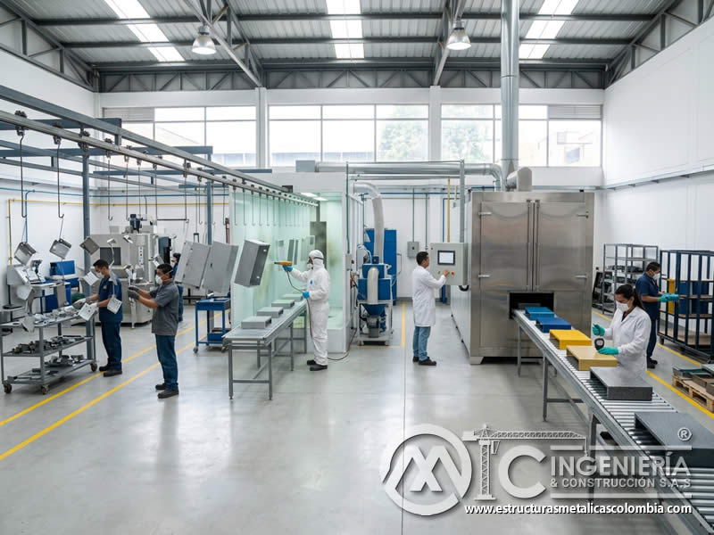 Proceso integral de pintura en polvo con enfoque en eficiencia de costos en Bogotá, Colombia. Montajes, Ingeniería y Construcción. MIC SAS. Proceso integral de pintura en polvo con enfoque en eficiencia de costos en Bogotá, Colombia. Montajes, Ingeniería y Construcción. MIC SAS.