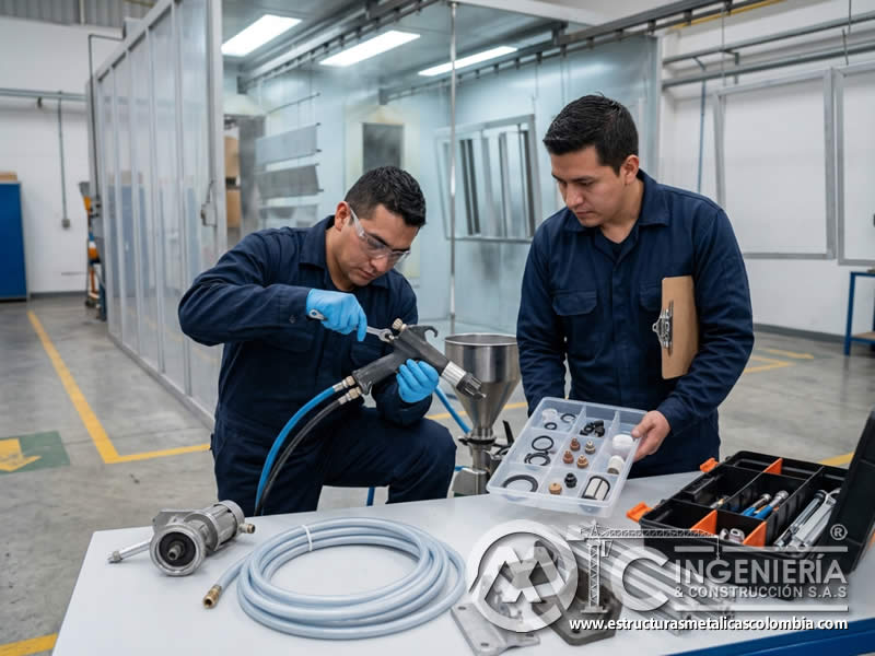 Costos de mantenimiento y reparacion en equipos de aplicación electrostática en Bogotá, Colombia. Montajes, Ingeniería y Construcción. MIC SAS. Costos de mantenimiento y reparacion en equipos de aplicación electrostática en Bogotá, Colombia. Montajes, Ingeniería y Construcción. MIC SAS.