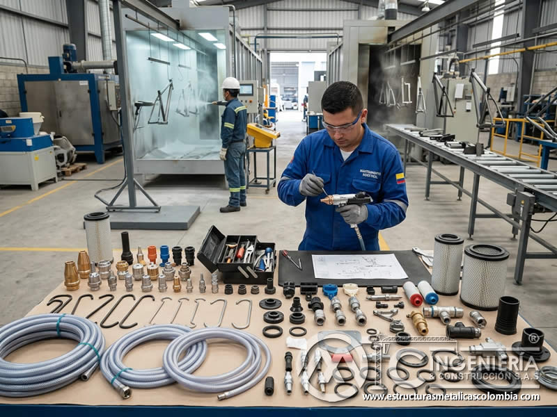 Disponibilidad de piezas y soporte técnico para maquinaria de pintura en en Bogotá, Colombia. Montajes, Ingeniería y Construcción. MIC SAS. Disponibilidad de piezas y soporte técnico para maquinaria de pintura en en Bogotá, Colombia. Montajes, Ingeniería y Construcción. MIC SAS.