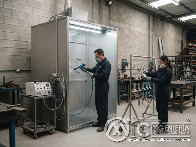 Instalacion de equipos manuales para pintura electrostática con menor en Bogotá, Colombia. Montajes, Ingeniería y Construcción. MIC SAS. Instalacion de equipos manuales para pintura electrostática con menor en Bogotá, Colombia. Montajes, Ingeniería y Construcción. MIC SAS.