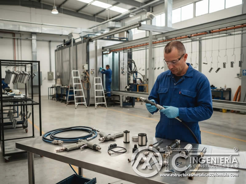 Mantenimiento de equipos de aplicación de pintura en polvo manuales y en Bogotá, Colombia. Montajes, Ingeniería y Construcción. MIC SAS. Mantenimiento de equipos de aplicación de pintura en polvo manuales y en Bogotá, Colombia. Montajes, Ingeniería y Construcción. MIC SAS.