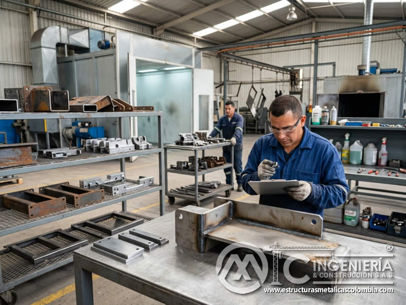 Costos asociados al estado inicial de piezas metálicas industriales en Bogotá, Colombia. Montajes, Ingeniería y Construcción. MIC SAS.