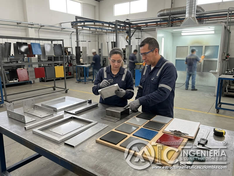Analisis de materiales y acabado requerido antes de proyecto industrial en Bogotá, Colombia. Montajes, Ingeniería y Construcción. MIC SAS.