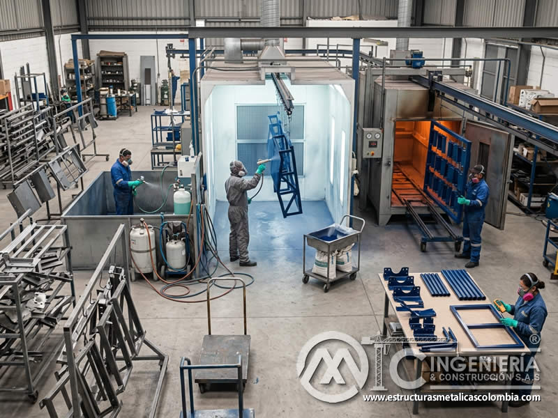 Cotización técnica de pretratamiento aplicación curado e inspección en Bogotá, Colombia. Montajes, Ingeniería y Construcción. MIC SAS.