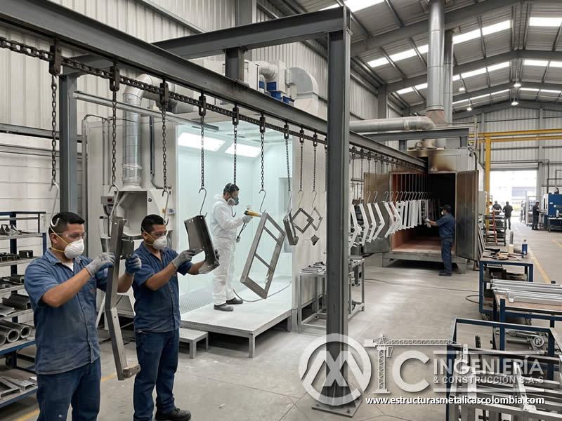 Automatizacion parcial para mejorar tiempos en procesos de pintura en polvo en Bogotá, Colombia. Montajes, Ingeniería y Construcción. MIC SAS. Automatizacion parcial para mejorar tiempos en procesos de pintura en polvo en Bogotá, Colombia. Montajes, Ingeniería y Construcción. MIC SAS.