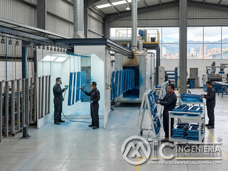 Indicadores visuales de productividad en una línea de pintura en polvo en Bogotá, Colombia. Montajes, Ingeniería y Construcción. MIC SAS. Indicadores visuales de productividad en una línea de pintura en polvo en Bogotá, Colombia. Montajes, Ingeniería y Construcción. MIC SAS.