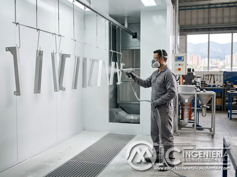 Reduccion de desperdicio en pintura electrostática mediante aplicación en Bogotá, Colombia. Montajes, Ingeniería y Construcción. MIC SAS. Reduccion de desperdicio en pintura electrostática mediante aplicación en Bogotá, Colombia. Montajes, Ingeniería y Construcción. MIC SAS.