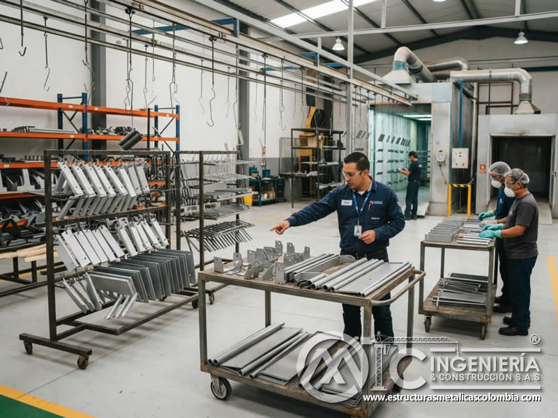 Control de lotes para mejorar eficiencia en pintura en polvo industrial en Bogotá, Colombia. Montajes, Ingeniería y Construcción. MIC SAS. Control de lotes para mejorar eficiencia en pintura en polvo industrial en Bogotá, Colombia. Montajes, Ingeniería y Construcción. MIC SAS.