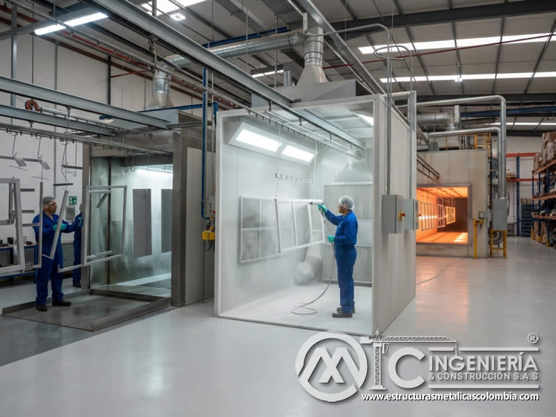 Flujo productivo eficiente en pretratamiento aplicación y curado en Bogotá, Colombia. Montajes, Ingeniería y Construcción. MIC SAS. Flujo productivo eficiente en pretratamiento aplicación y curado en Bogotá, Colombia. Montajes, Ingeniería y Construcción. MIC SAS.