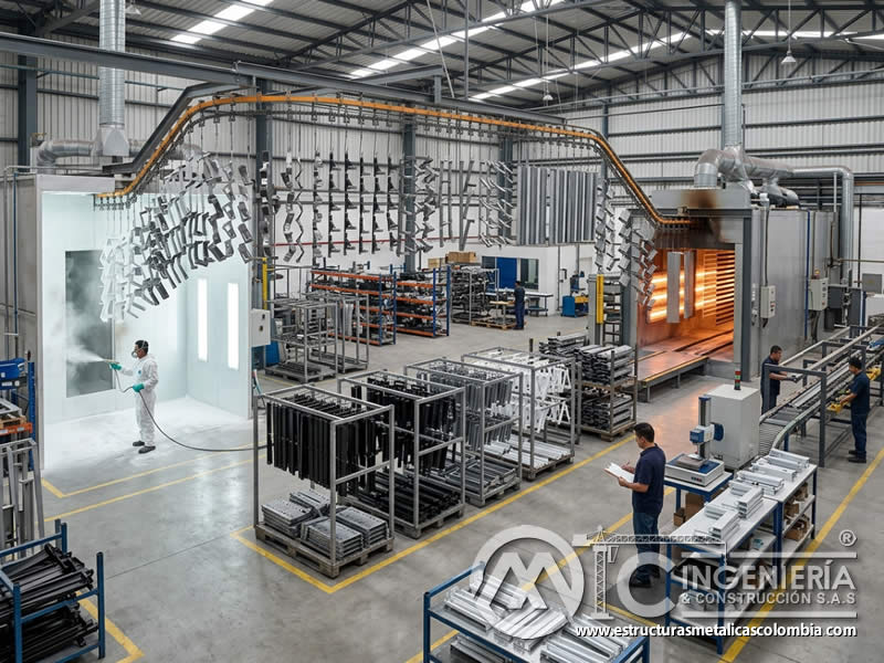 Productividad en pintura en polvo para empresas fabricantes metálicos en Bogotá, Colombia. Montajes, Ingeniería y Construcción. MIC SAS. Productividad en pintura en polvo para empresas fabricantes metálicos en Bogotá, Colombia. Montajes, Ingeniería y Construcción. MIC SAS.