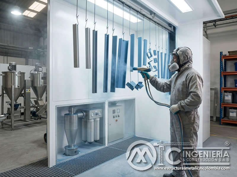 Reduccion de desperdicio y mayor rendimiento en pintura en polvo en Bogotá, Colombia. Montajes, Ingeniería y Construcción. MIC SAS. Reduccion de desperdicio y mayor rendimiento en pintura en polvo en Bogotá, Colombia. Montajes, Ingeniería y Construcción. MIC SAS.