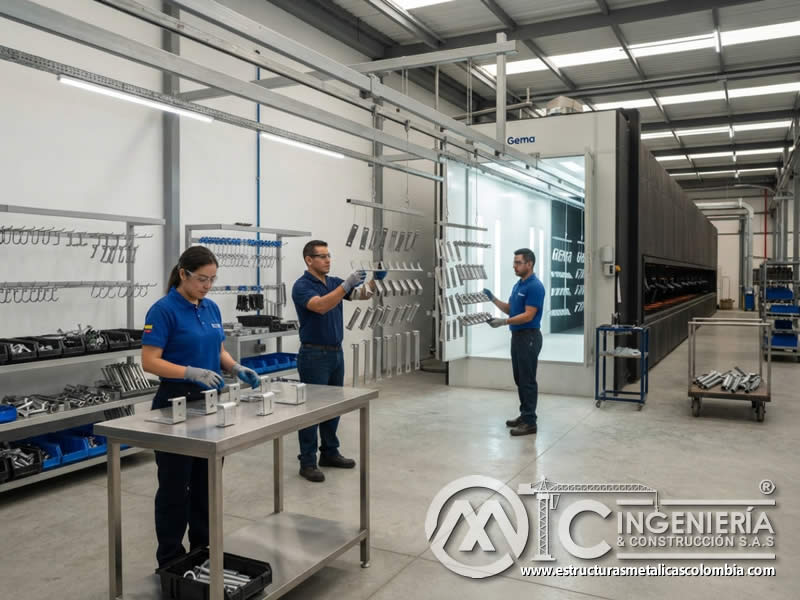 Reduccion de tiempos muertos en recubrimiento electrostático metalico en Bogotá, Colombia. Montajes, Ingeniería y Construcción. MIC SAS. Reduccion de tiempos muertos en recubrimiento electrostático metalico en Bogotá, Colombia. Montajes, Ingeniería y Construcción. MIC SAS.