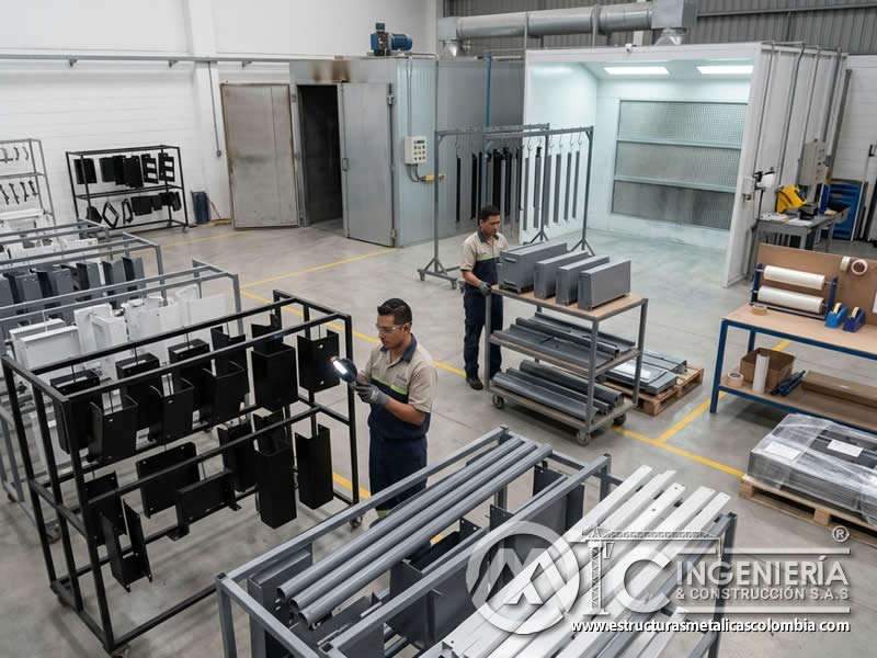 Servicio eficiente de pintura en polvo con tiempos de producción controlados en Bogotá, Colombia. Montajes, Ingeniería y Construcción. MIC SAS. Servicio eficiente de pintura en polvo con tiempos de producción controlados en Bogotá, Colombia. Montajes, Ingeniería y Construcción. MIC SAS.