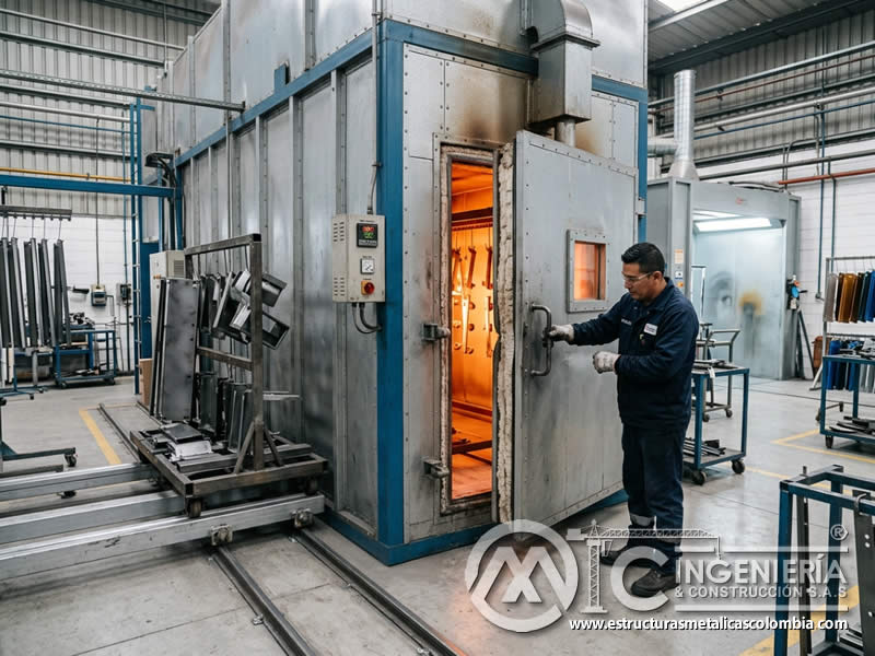 Aislamiento termico de hornos de curado para pintura electrostática en Bogotá, Colombia. Montajes, Ingeniería y Construcción. MIC SAS. Aislamiento termico de hornos de curado para pintura electrostática en Bogotá, Colombia. Montajes, Ingeniería y Construcción. MIC SAS.