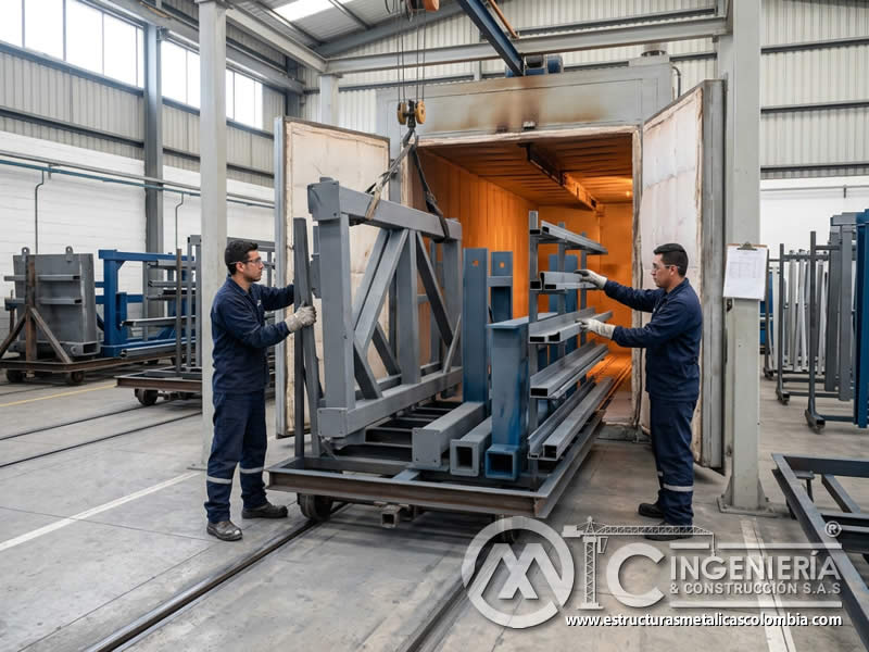 Control de carga termica para curado de estructuras metálicas en Bogotá, Colombia. Montajes, Ingeniería y Construcción. MIC SAS. Control de carga termica para curado de estructuras metálicas en Bogotá, Colombia. Montajes, Ingeniería y Construcción. MIC SAS.