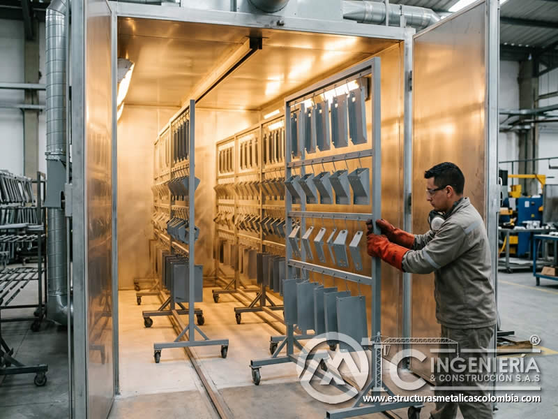 Distribucion de piezas dentro del horno para eficiencia termica en Bogotá, Colombia. Montajes, Ingeniería y Construcción. MIC SAS. Distribucion de piezas dentro del horno para eficiencia termica en Bogotá, Colombia. Montajes, Ingeniería y Construcción. MIC SAS.