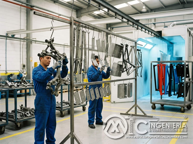 Costos de colgado bastidores y manipulacion de piezas metálicas en Bogotá, Colombia. Montajes, Ingeniería y Construcción. MIC SAS. Costos de colgado bastidores y manipulacion de piezas metálicas en Bogotá, Colombia. Montajes, Ingeniería y Construcción. MIC SAS.