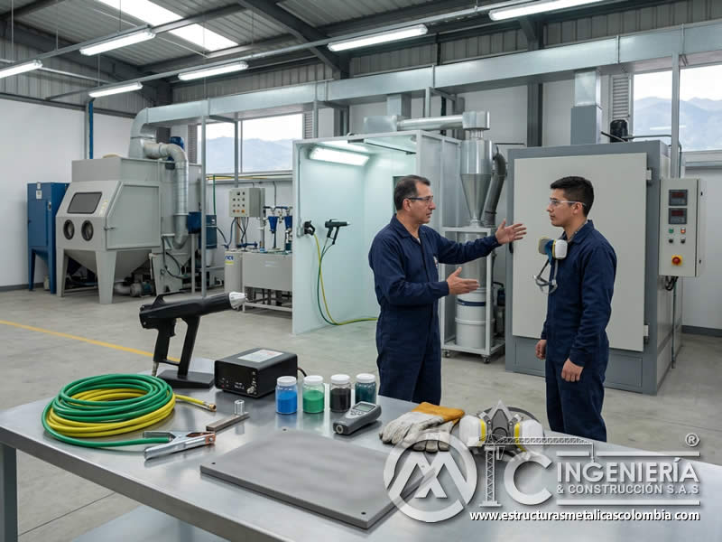 Equipos y herramientas de pintura en polvo y sandblasting en Bogotá, Colombia. Montajes, Ingeniería y Construcción. MIC SAS. Equipos y herramientas de pintura en polvo y sandblasting en Bogotá, Colombia. Montajes, Ingeniería y Construcción. MIC SAS.